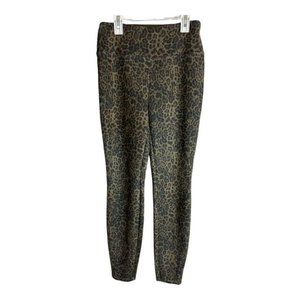 Nine West High Rise Leggings Women's Size Small Animal Print Ankle Soft